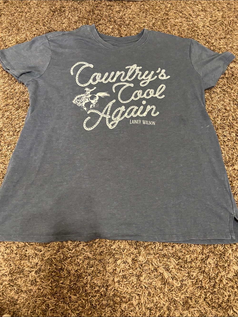 Lainey Wilson 'Country's Cool Again' Short Sleeve Tee - Blue